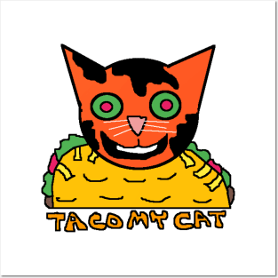 taco my cat Posters and Art